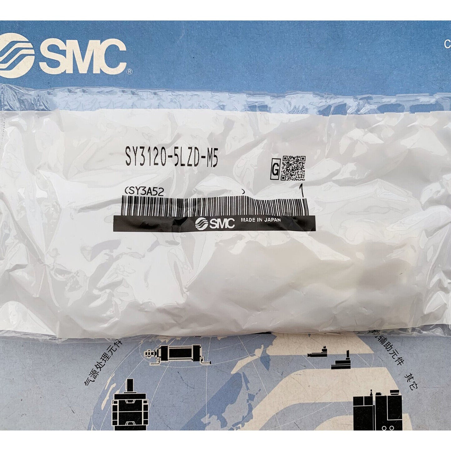 1PC SMC SY31205LZDM5 Solenoid Valve SY3120-5LZD-M5 spot stock - SMC