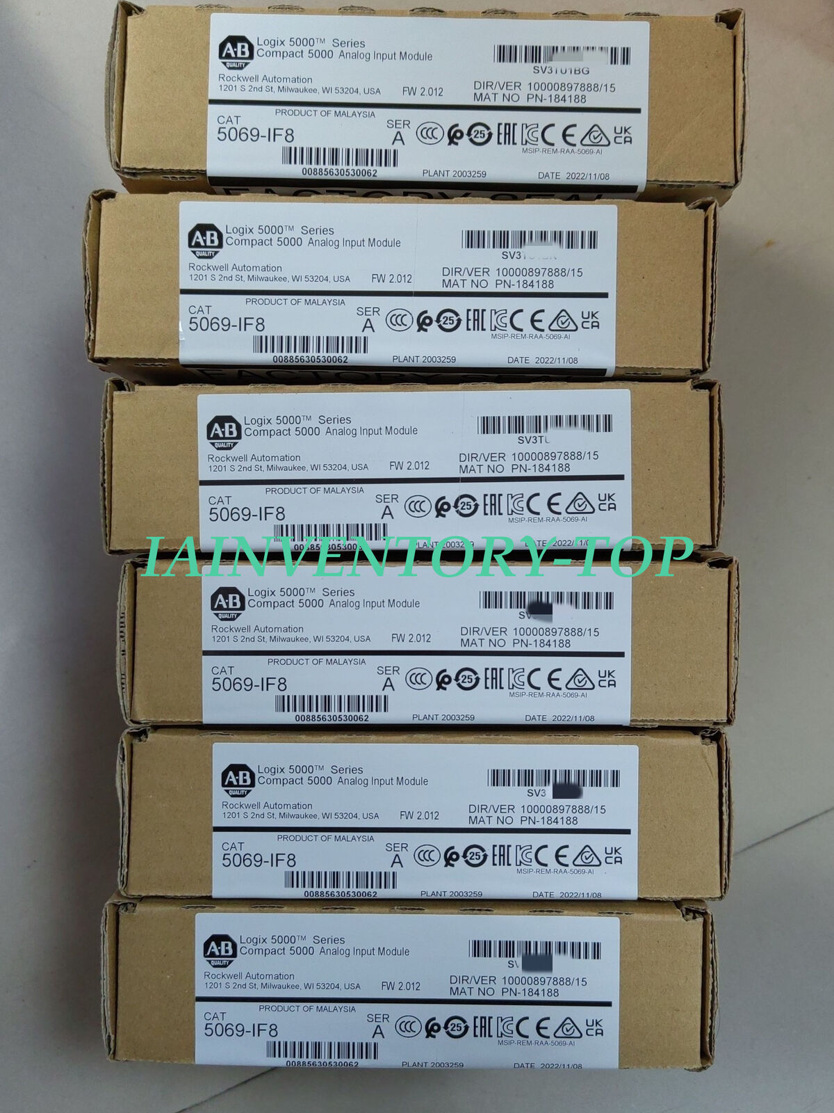 1PC Allen-Bradley 5069-IF8, 2-Year Warranty - ALLEN-BRADLEY