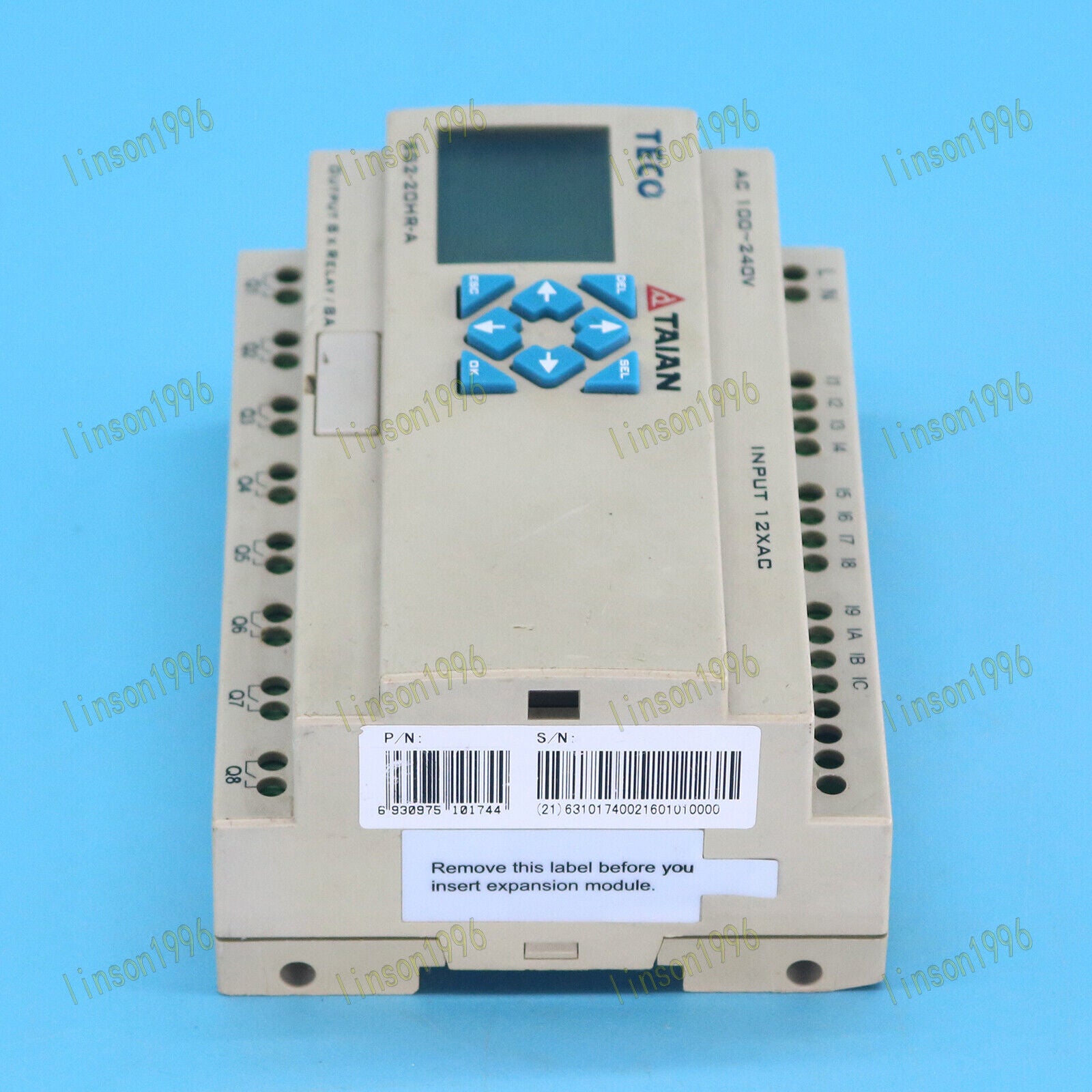 used One  For TECO SG2-20HR-A Programmable Controller Fully Tested TECO