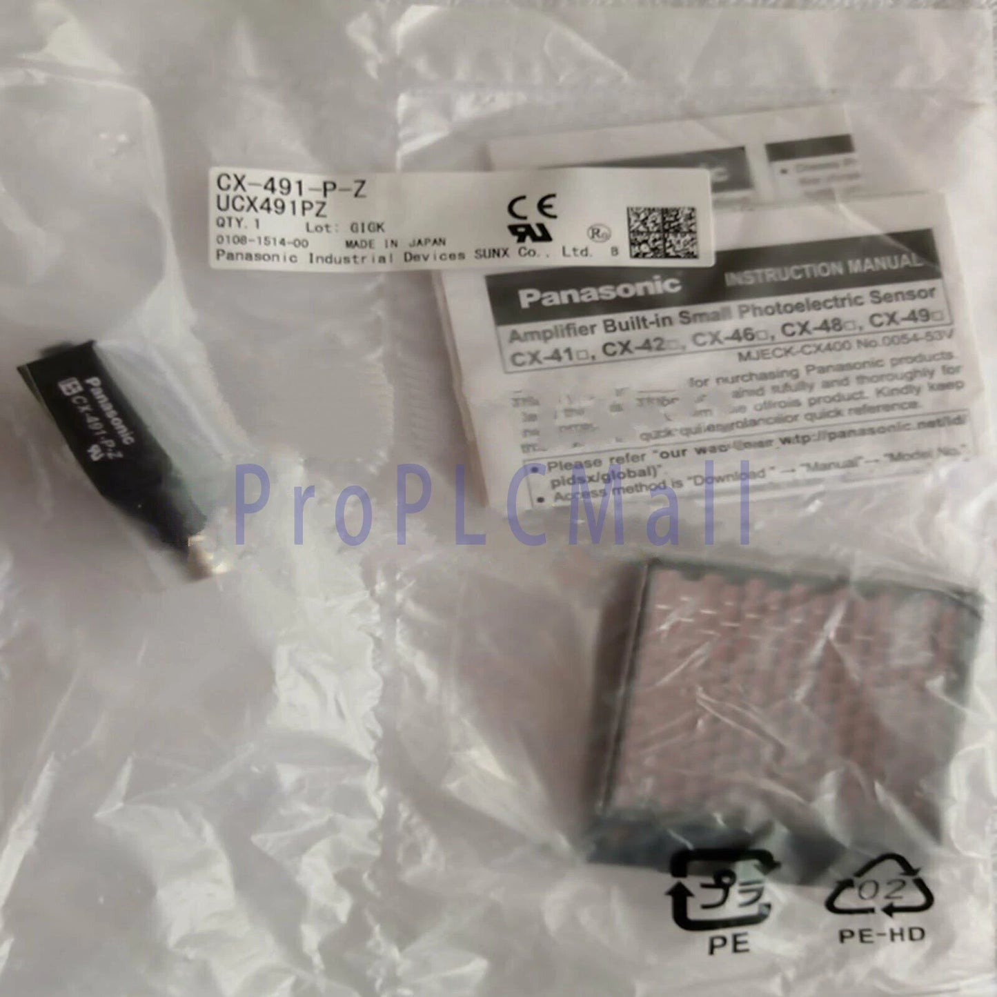 Panasonic CX-491-P-Z Photoelectric Sensor CX491PZ Free Shipping 1PCS