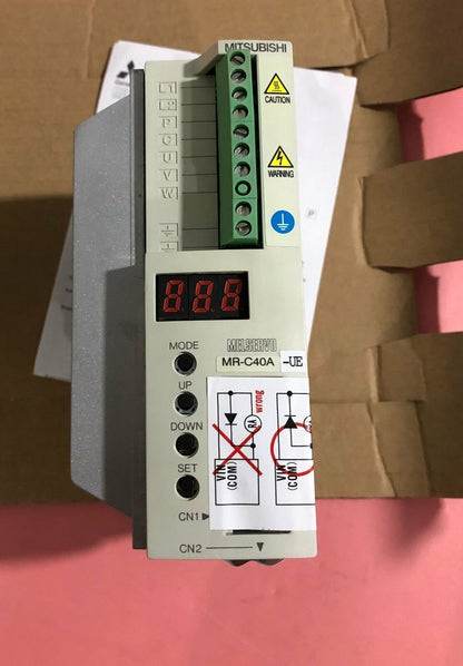 Used Mitsubishi MR-C40A-UE 400W Servo Drive, Tested Good - MITSUBISHI