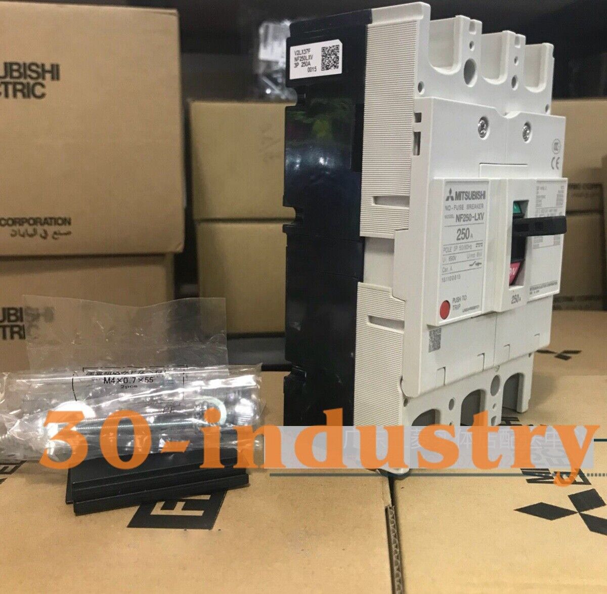 Mitsubishi NF250-LXV Circuit Breaker 3P Air Switch 125A 150A 200A - MITSUBISHI