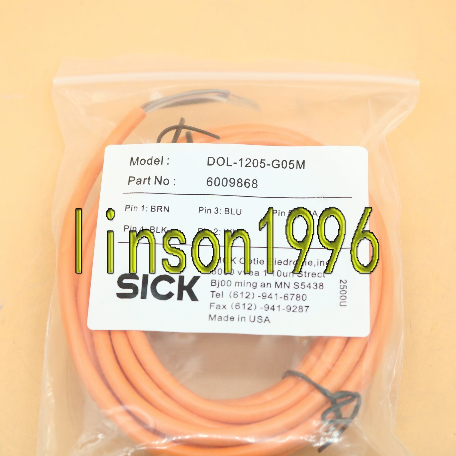 new 1PC   SICK cables DOL-1205-G05M 6009868
