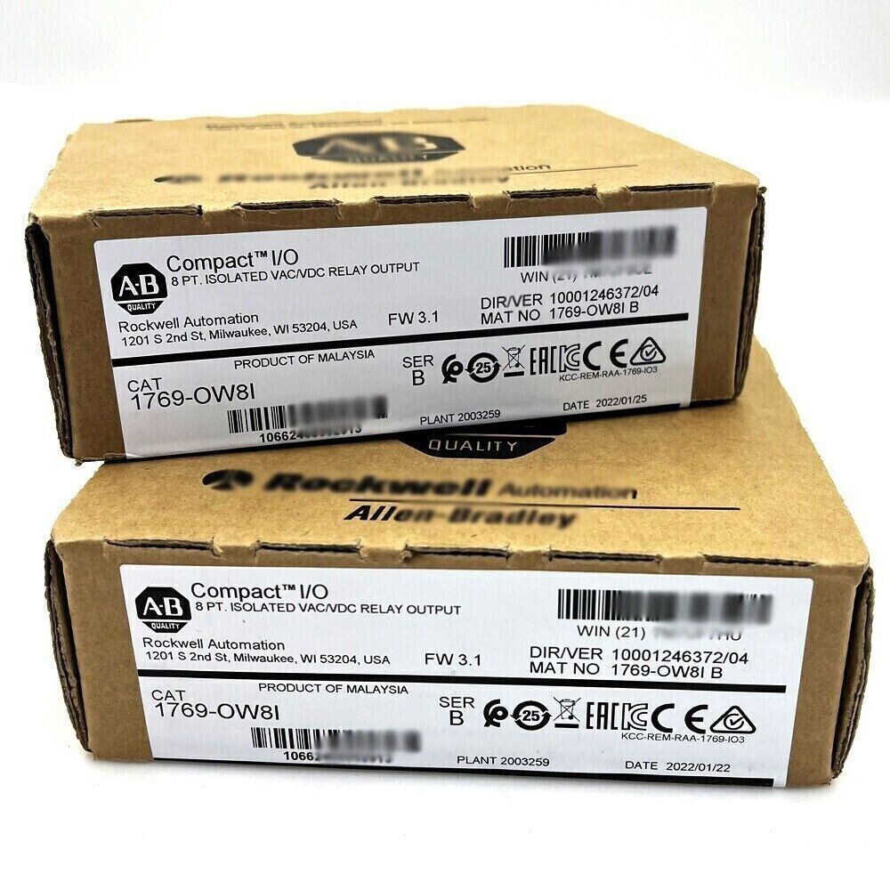 Allen-Bradley 1769-OW8I Output Module - Compact Logix Relay with 8 Outputs and EtherCAT Support - ALLEN-BRADLEY