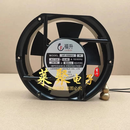 1PCS UF-155012H AC120V 0.45A 38/36W 172*150*51MM Aluminum Frame AC Cooling Fan