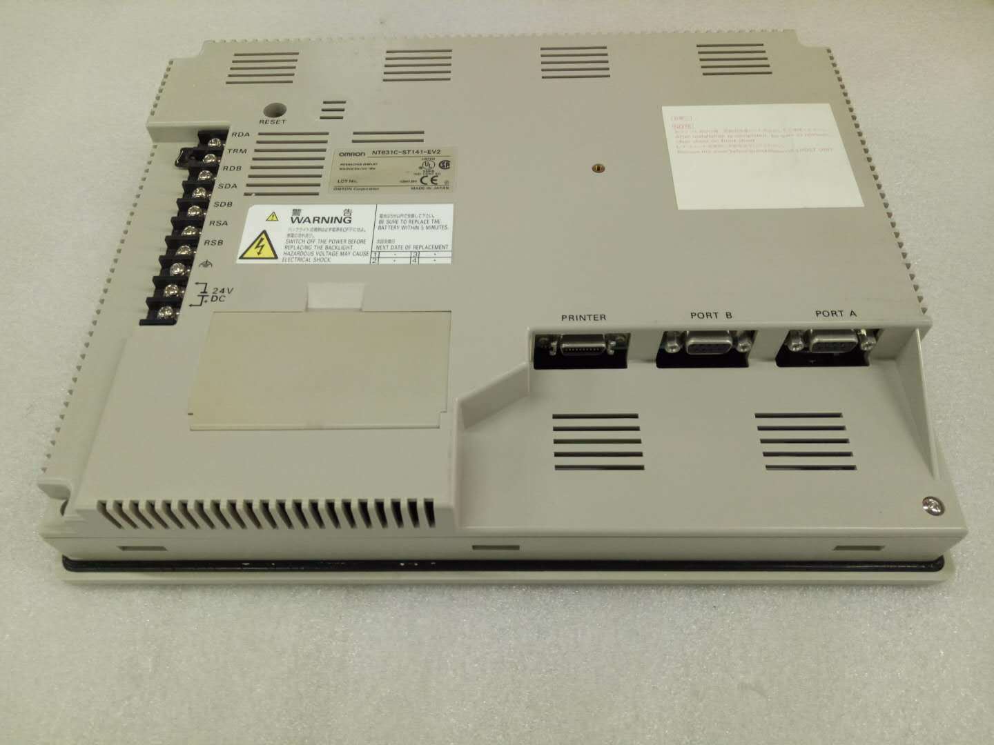 used 1PC OMRON NT631C-ST141-EV2 TOUCH SCREEN - OMRON