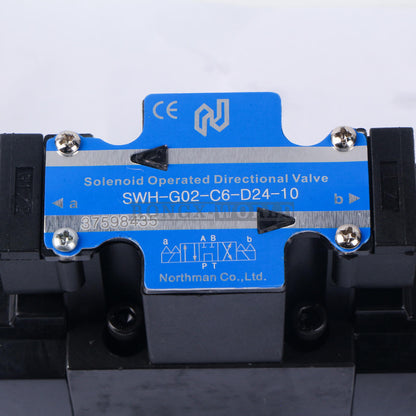 New-in-Box hydraulic solenoid valve SWH-G02-C6-D24-10 - NORTHMAN