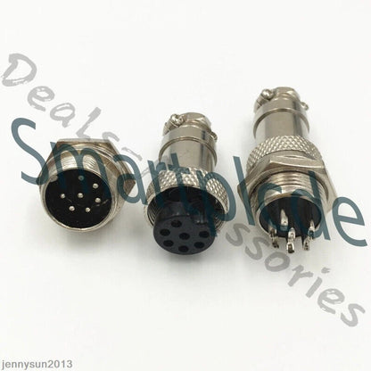 GX16/GX20/GX12 Ation Plug Male&Female Wire Panel Metal Connector 2/3/4/5/6Pin