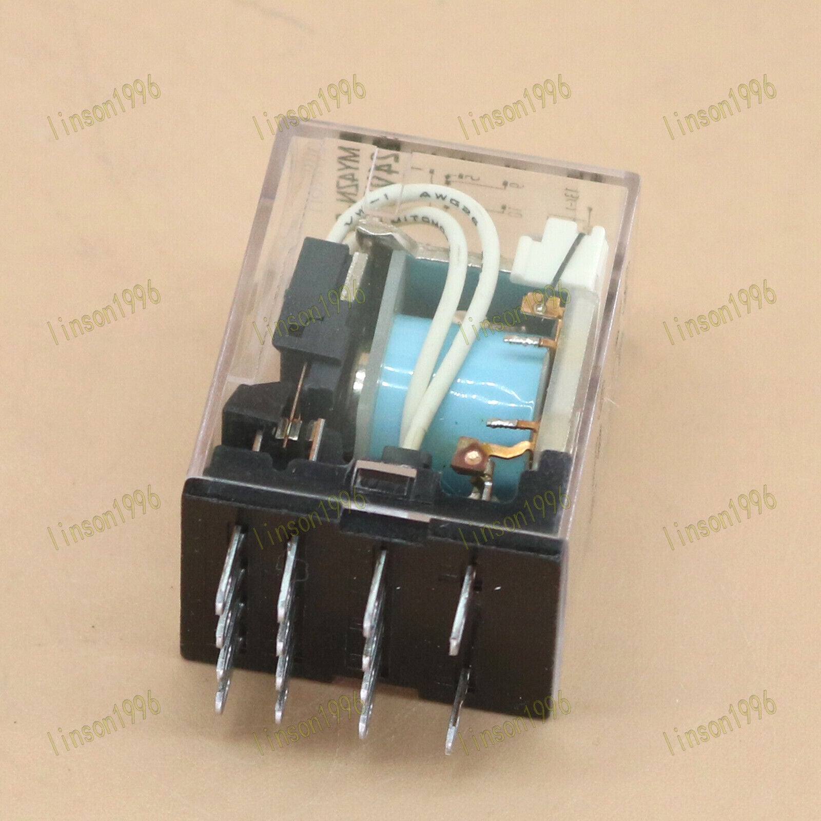 10-PC Box Omron MY4ZN-D2 Relay 24VDC Power Switch - OMRON