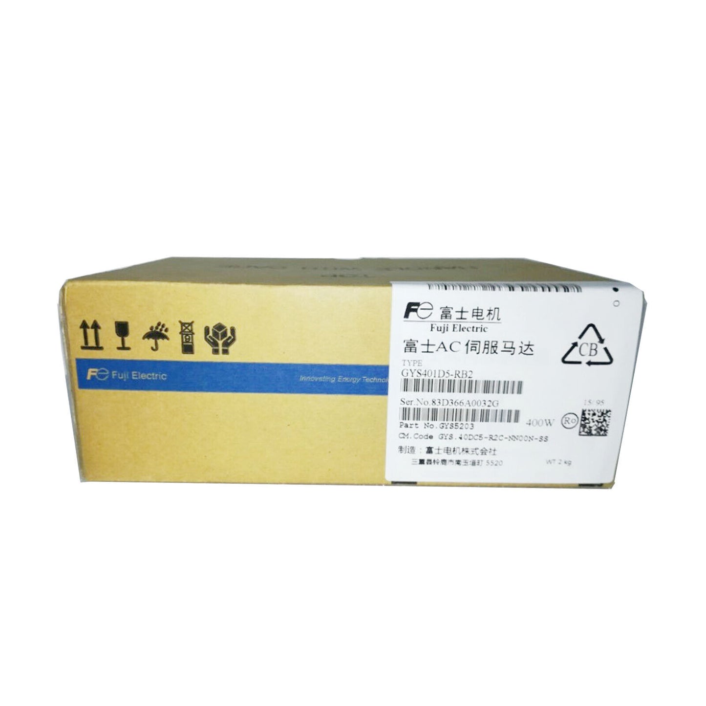 New Fuji GYS401D5-RB2 Servo Motor - FUJI