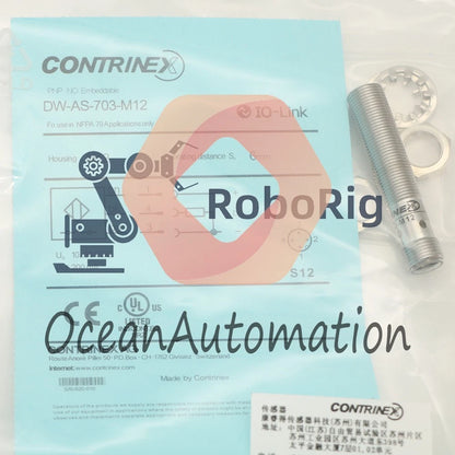 2Pcs CONTRINEX DW-AS-703-M12 PROXIMITY Sensor