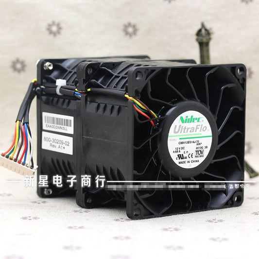 1pcs  NIDEC C80V12BS1AJ-70 12V 4.68A 8089 8CM violent car booster cooling fan