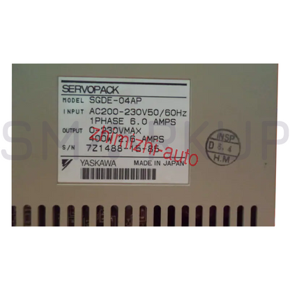new YASKAWA SGDE-04AP Servo Drive