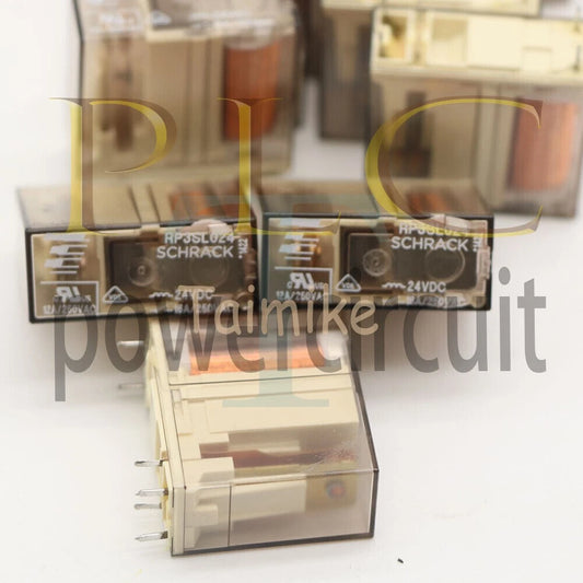(10PCS) SCHRACK RP3SL024 24VDC Power Relay 6Pins