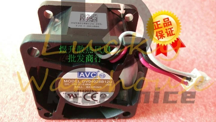 AVC DV04028B12U -205 DC12V 0.66A 4CM 4028 cooling fan 3pin