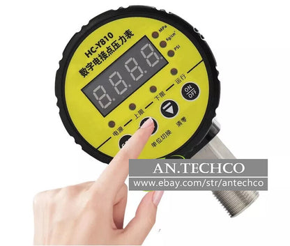 Digital Pressure Gauge Intelligent Pressure Gauge Switch Controller DC24 HC-Y810