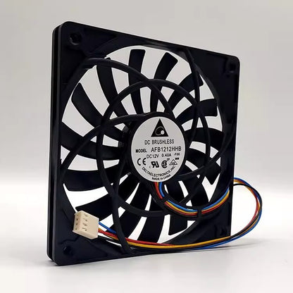 Delta AFB1212HHB 12013 DC12V 0.14A 4-Wire PWM Temperature Control Fan