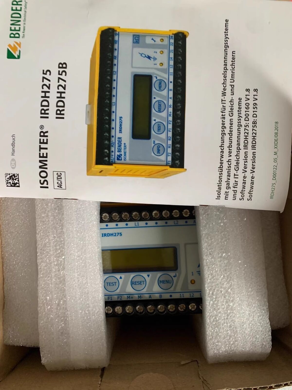 new 1pcs BENDER Insulation Detector IRDH275BM-727 - BENDER