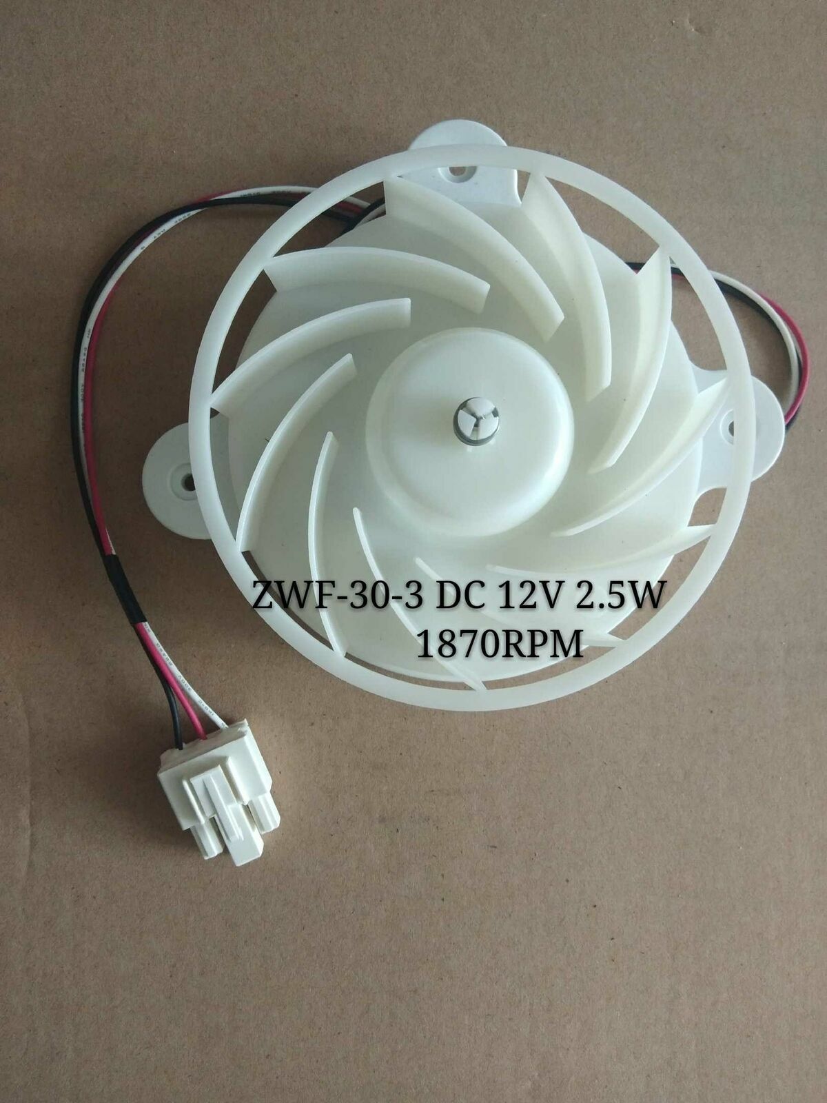 new FOR Samsung refrigerator fan motor ZWF-30-3 DC12V 2.5W