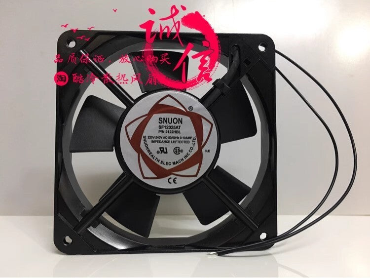 SUNON SF12025AT P/N2122HBL AC220V/240V 0.10A 12CM Cooling Fan