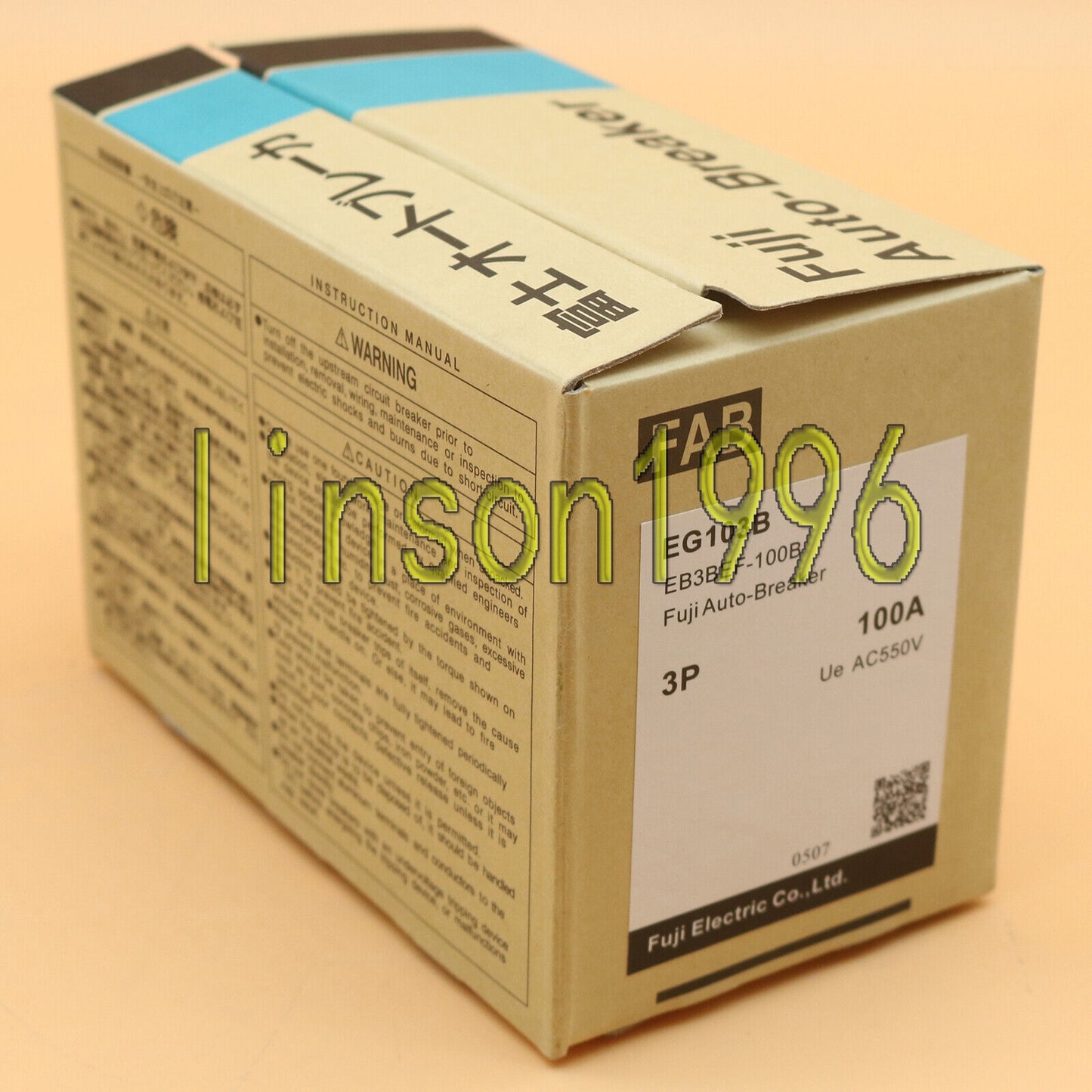 new One FUJI Circuit Breaker EG103B 3P 100A - FUJI