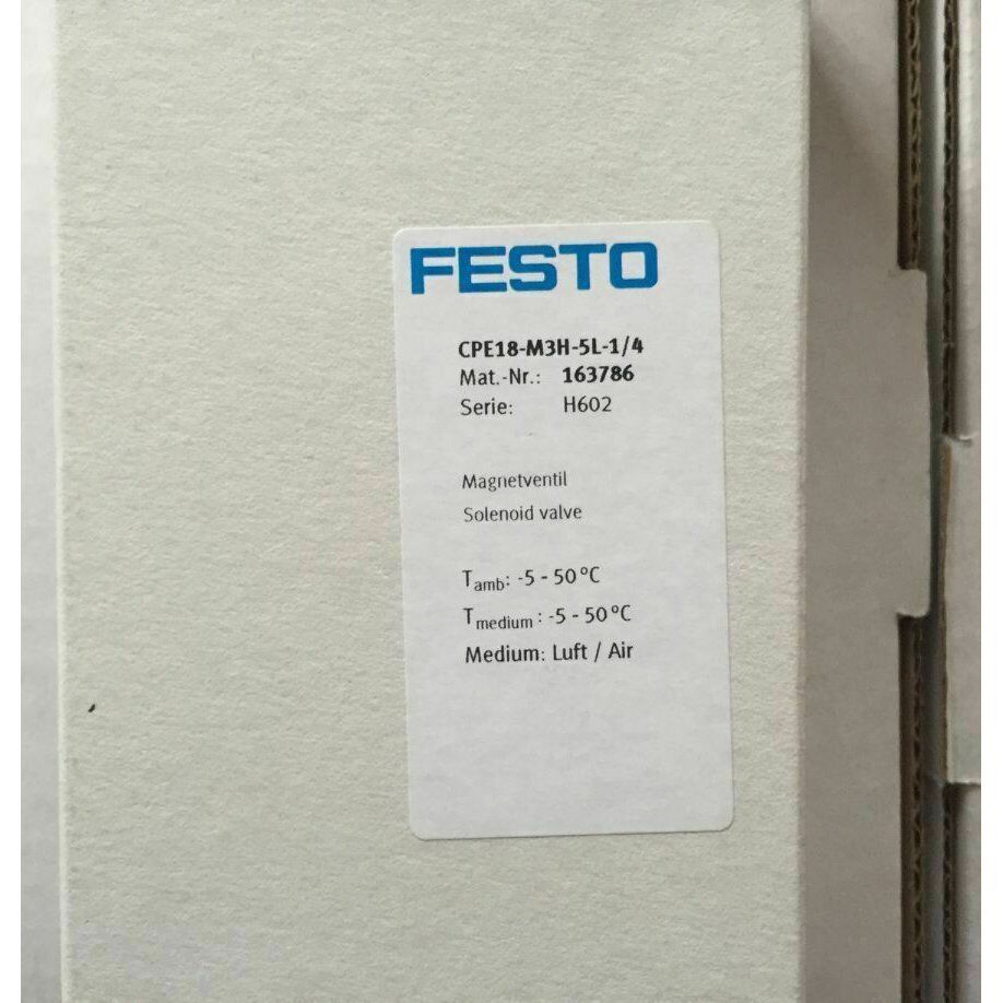 Festo Solenoid Valve CPE18-M3H-5L-1/4 - FESTO