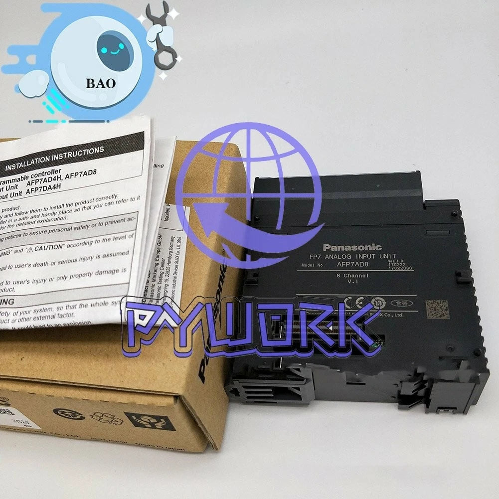 Panasonic INPUT MODULE 8 ANALOG,Input Module DIN Rail AFP7AD8