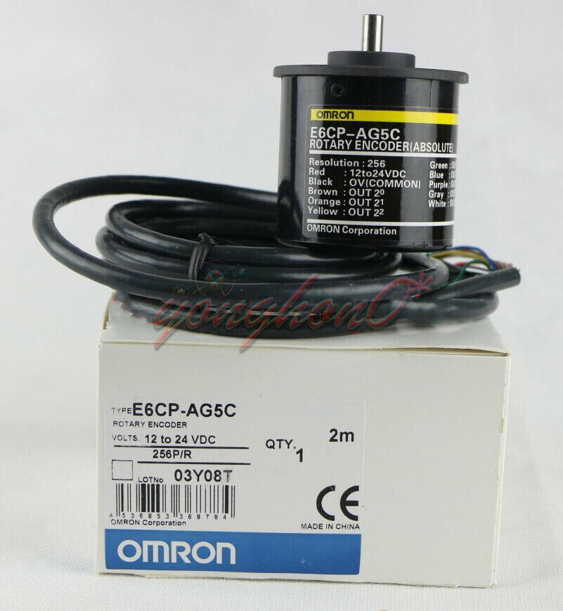 new  One E6CP-AG5C OMRON Absolute Rotary Encoder 256P/R E6CPAG5C