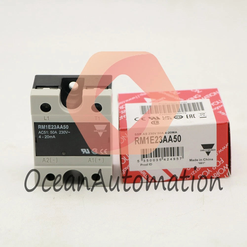 1PCS Solid State Relay CARLO GAVAZZI RM1E23AA50 50A 230V 4-20mA