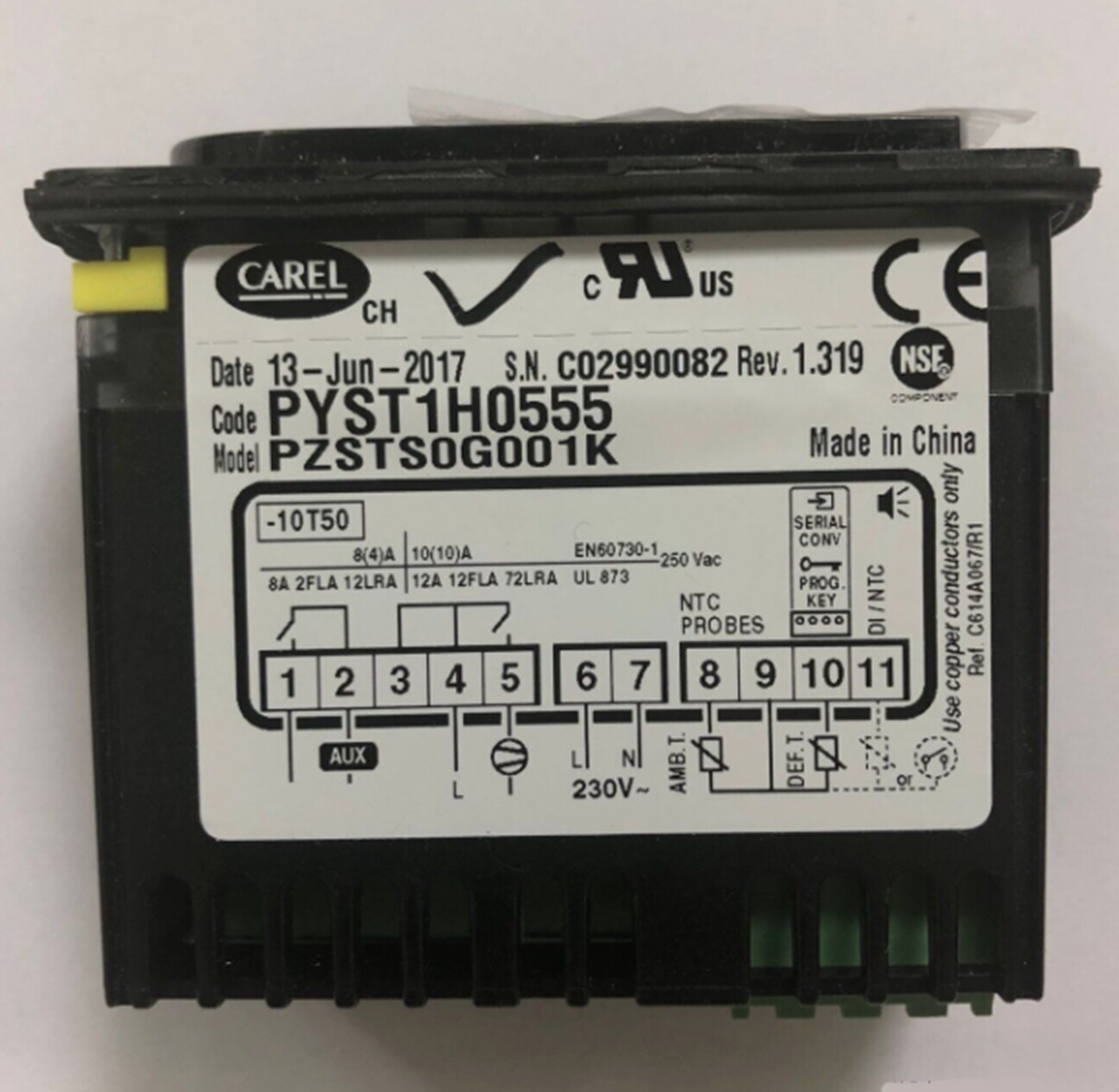 Temperature Controller 1PCS CAREL PZSTS0G001K - CAREL