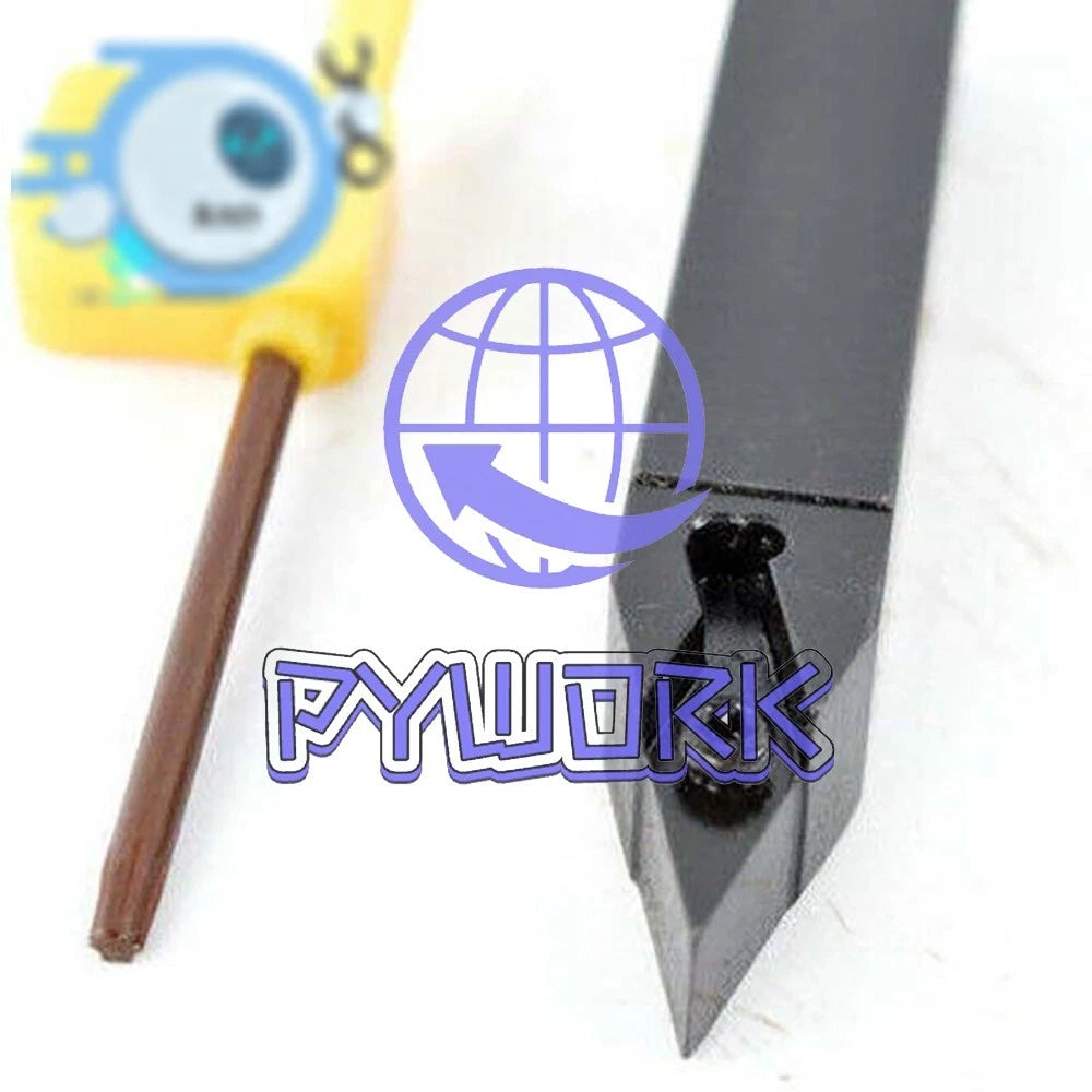 SVVBN1616H16 External Lathe Turning Holder + 10Pcs VBMT160404-PM 4325 Inserts