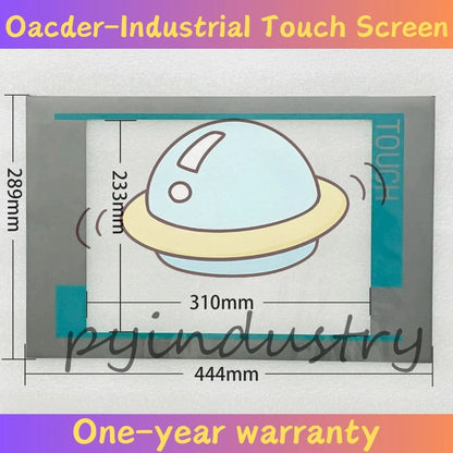 Touch Screen Panel Glass FLAT PANEL PRO 15 6AV7861-5TB10-1BA0 +Overlay Film