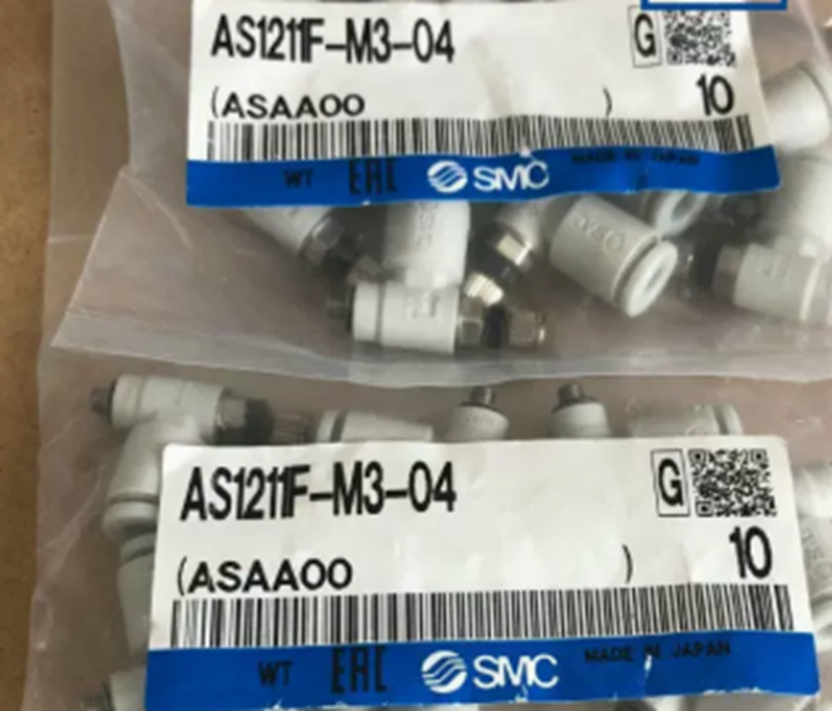 10PCS/ SMC AS1211F-M3-04 Speed Controller SMC