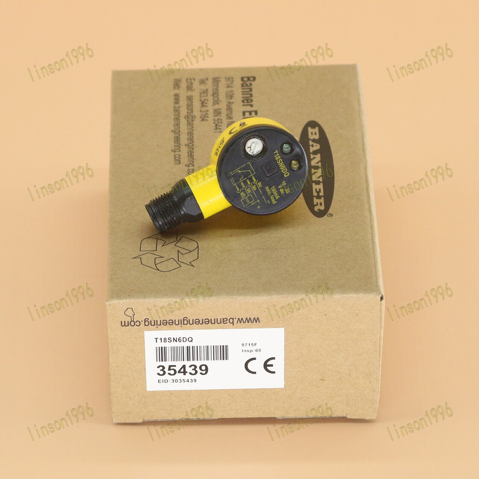 New One BANNER Photoelectric Switch Sensor T18SN6DQ Fast - BANNER