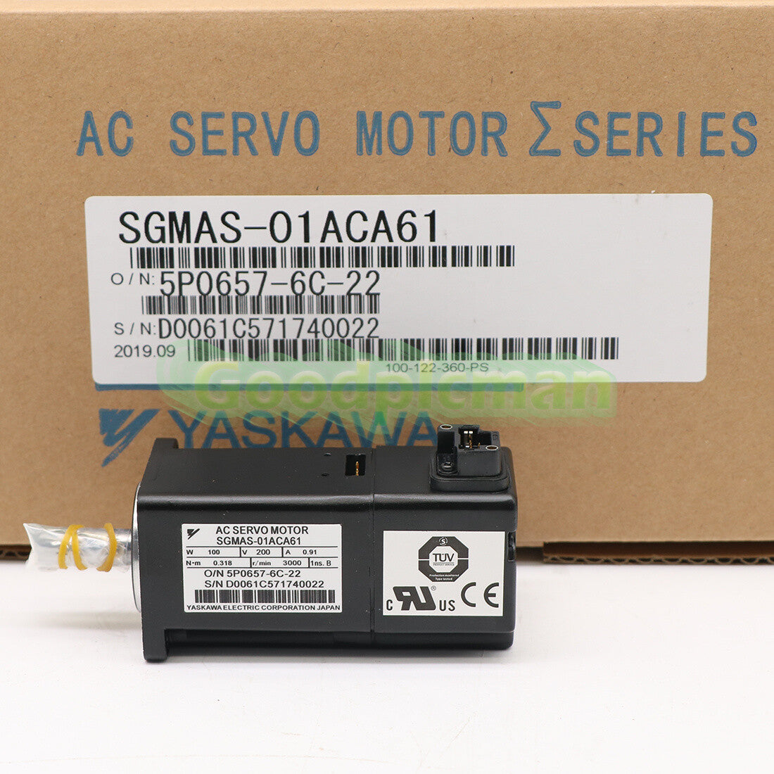 YASKAWA SGMAS-01ACA61 SERVO MOTOR SGMAS01ACA61 1Pcs/