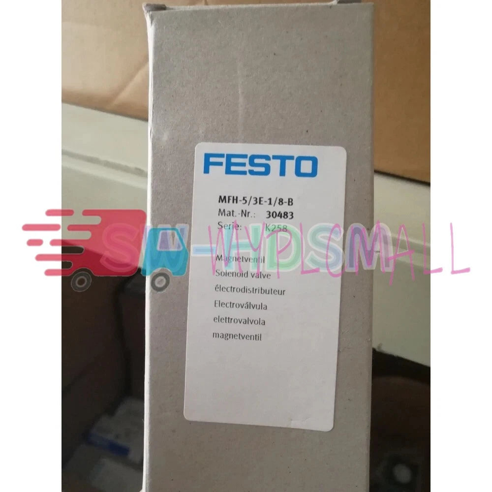 1PCS FESTO MFH-5/3E-1/8-B 30483 Solenoid Valve Freight Free