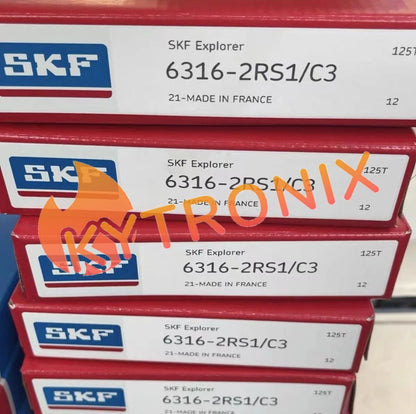 SKF 6316-2RS1/C3 single row deep groove ball bearing 1PCS