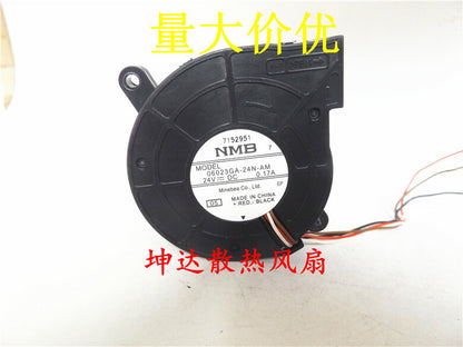 1pcs  NMB 06023GA-24N-AM 24V 0.17A 6CM 4-Wire Turbo Centrifugal Blower