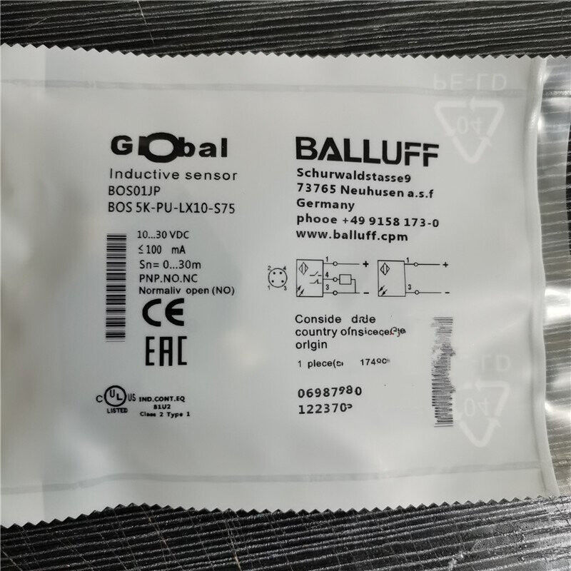 1PC BALLUFF BOS 5K-PU-LX10-S75 Proximity Switch, 1-Year Warranty - BALLUFF