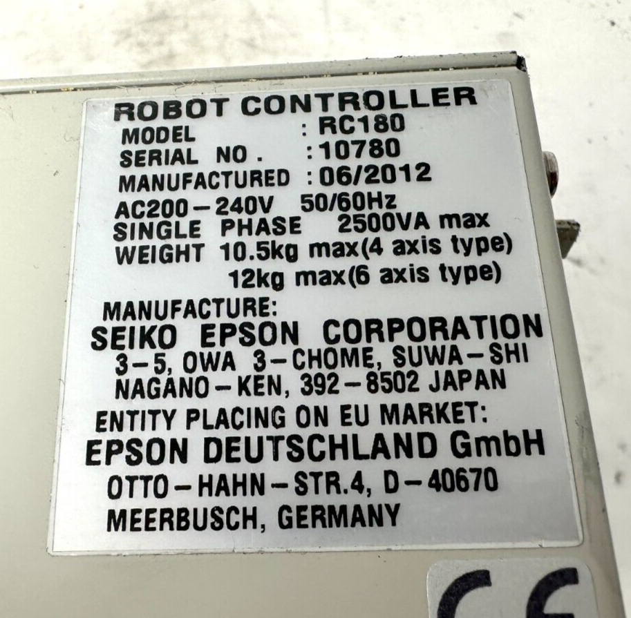 used Epson RC180 Robot Controller - EPSON