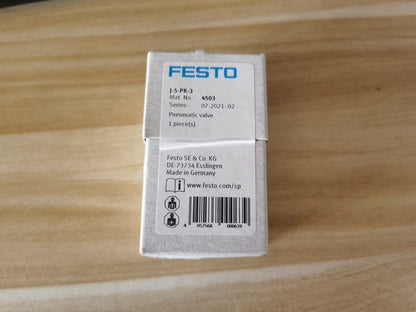 new 1PC Festo J-5-PK-3 4503 Solenoid Valve *TT - FESTO