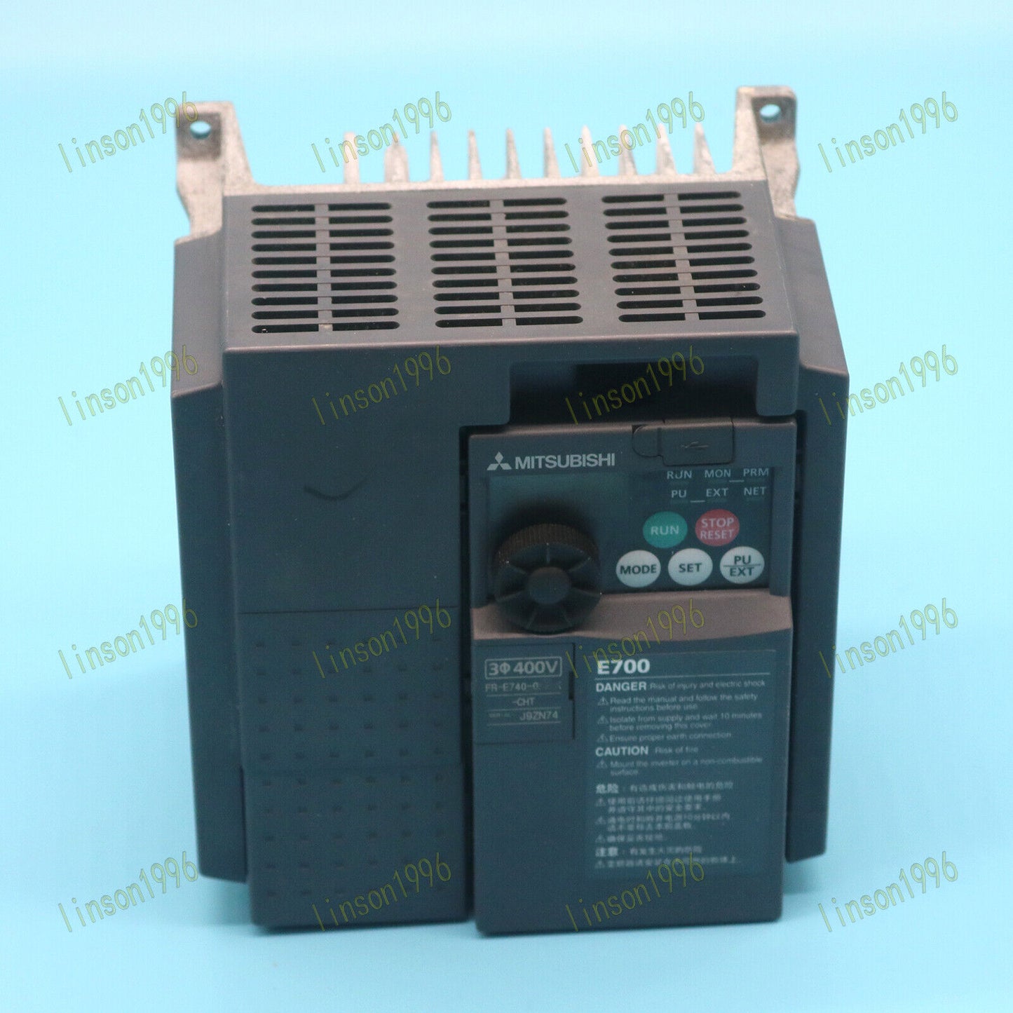 Mitsubishi Frequency Converter used ONE FR-E740-0.4K-CHT - MITSUBISHI
