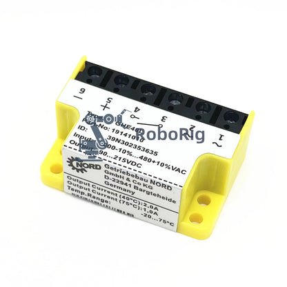 NORD GHE40L 19141010 200V-10%...480V+10%VAC 90...215VDC Motor Brake Rectifier