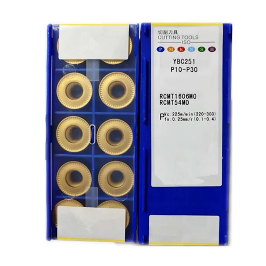 10-Piece CNC Blade Set - ZCC.YBC251 RCMT1606MO - ZCC