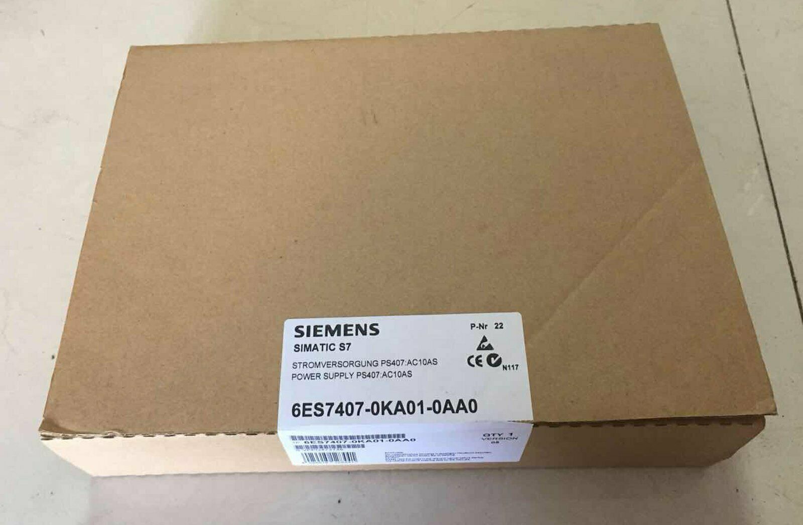 new  In Box Siemens 6ES7407-0KA01-0AA0 6ES7 407-0KA01-0AA0 One year