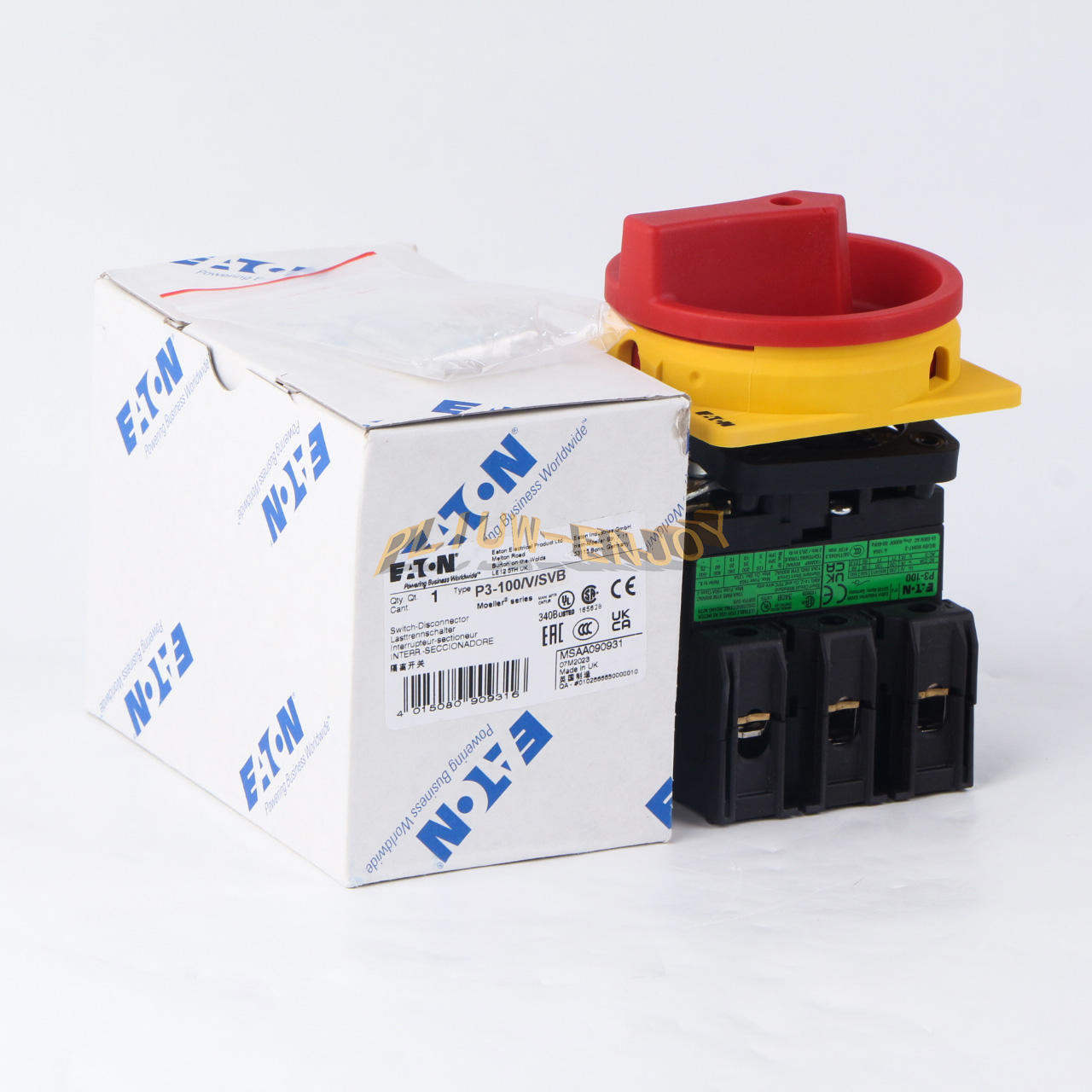 new 1PC EATON MOELLER Disconect switch P3-100/V/SVB - EATON MOELLER