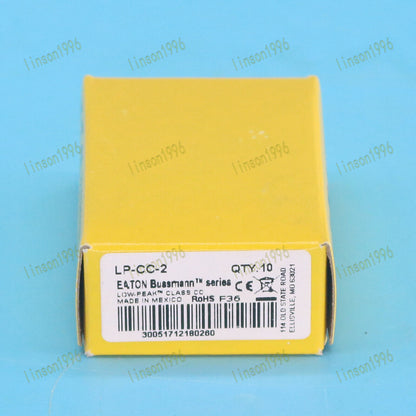 10 Piece Bussmann LPCC2 2A 600V Time Delay Fuse - BUSSMANN