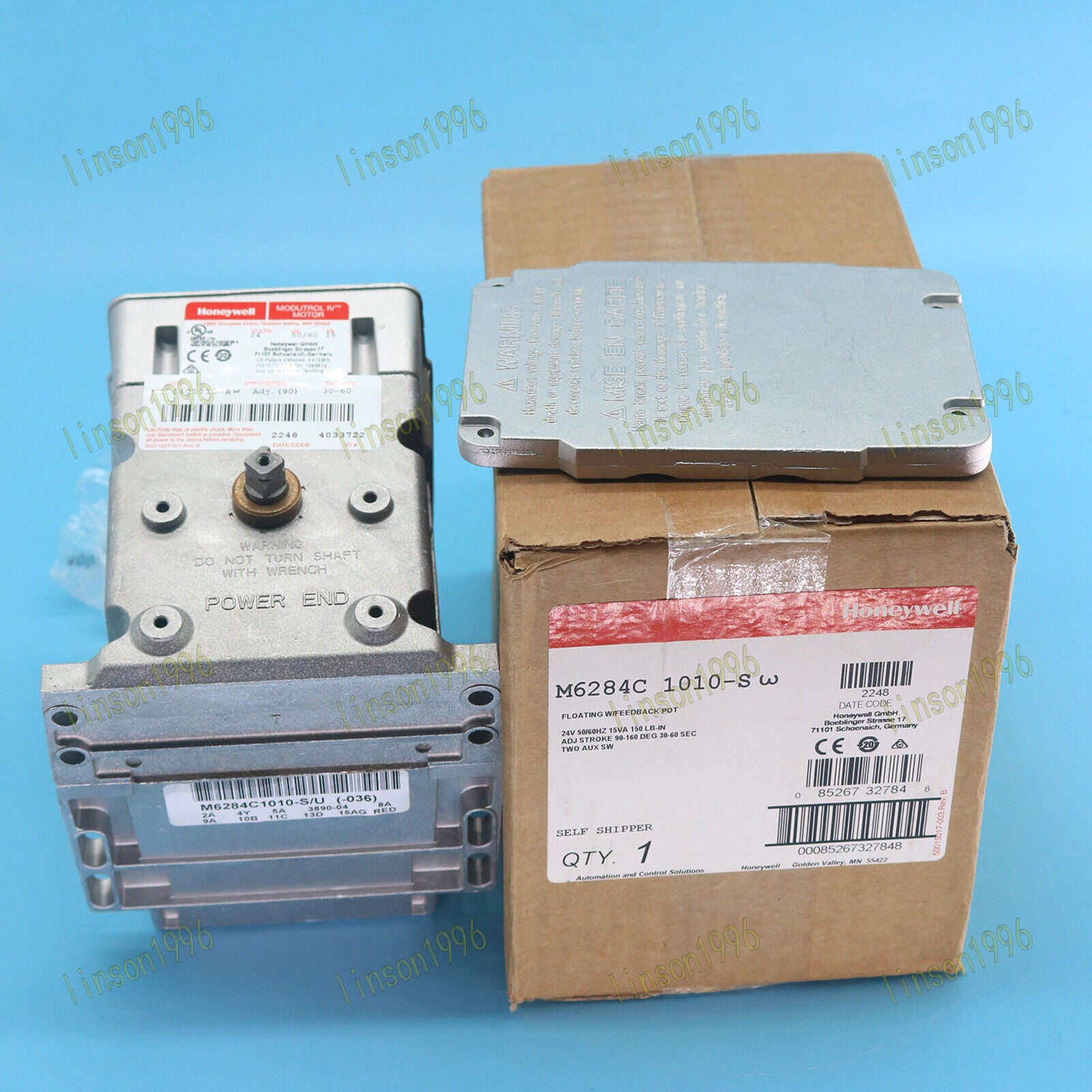 new  Honeywell M6284C1010-S Motor Actuator M6284C1010S In Box FAST SHIP Honeywell