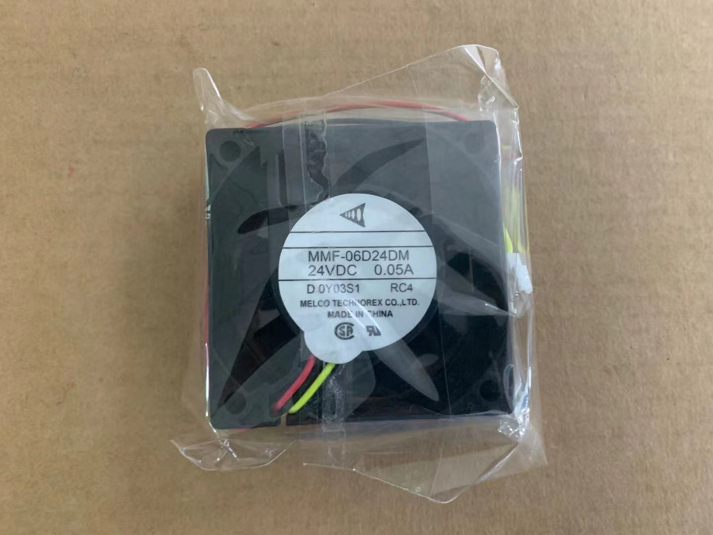 new MMF-06D24DM-RC4 24V 0.05A 6cm 6025 Yaskawa V7 inverter fan Mitsubishi IPC