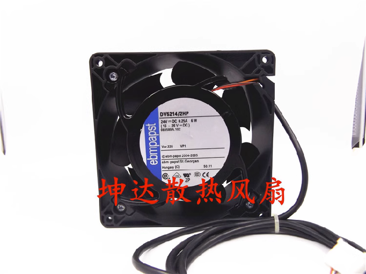 new 1 pcs Cooling Fan DV5214/2HP DC24V 6W 12738 12.7cm 4-pin Aluminum frame fan - DELTA
